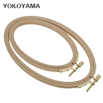 YOKOYAMA Fából készült keresztszemes hímzés Gépi Hímzés, Karika Gyűrű, Varrás Kézműves Haza DIY Cross Stitch Needlecraft Eszközök 2 Méretben