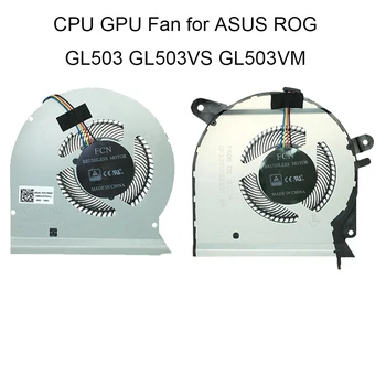 Számítógép-Rajongók CPU-GPU Hűtés Ventilátor GL503 V ASUS ROG Strix GL503VS Hűvösebb Király 13NB0G50T03011 13NB0G50T02011 Belső Alkatrészek