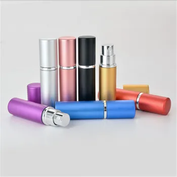 5ml Hordozható Mini Újratölthető Parfüm Palack Spray-Illat Szivattyú Üres Kozmetikai Konténerek Spray Porlasztó Üveg Utazási Új