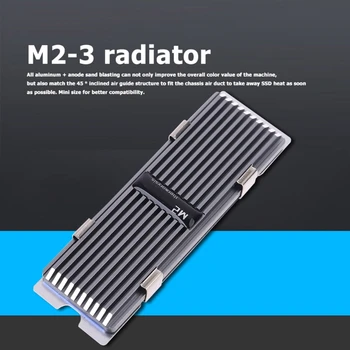 M. 2 SSD NVMe hűtőborda hűtőborda M2 2280 SSD Merevlemez Alumínium hűtőborda a Thermal Pad PCIe SATA M2-es ssd, PC termikus