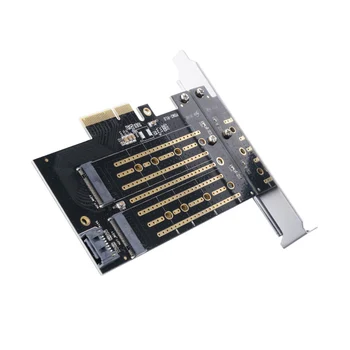 ORICO M. 2 NVME SATA PCI-E 3.0 X4 Adapterrel Dual M. 2 PCIE SSD Kelő Kártya Adapter Átalakító PCIe 3.0 Gen3 X4 Bővítő Kártya