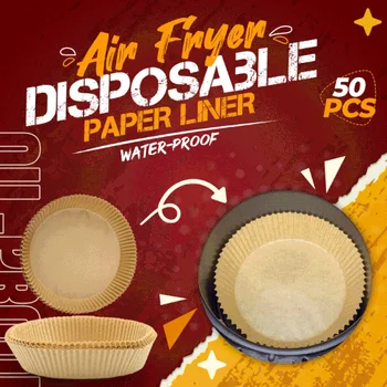 50/100 levegő fryer eldobható papír bélés kerek hamburger olaj itatóspapír sütő grill papír, olaj lap konyhai eszközök