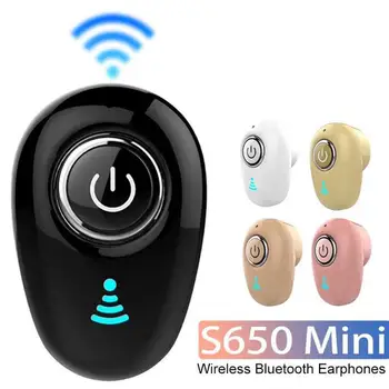 S650 S530 Mini Vezeték nélküli Bluetooth Kihangosító, Fülhallgató In-Ear Sztereó Headsetet, Mikrofon, Sztereó Eabuds iphone Samsung