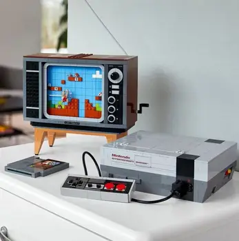 ÚJ Szuper Marioed NES Konzol Nintendo Entertainment System Modell építőkövei Tégla TV-Játék Gyerek Játékok, A Gyermekek Ajándékok