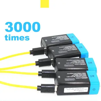 Etinesan 4500mWh USB Újratölthető 9 v-os Li-polimer Akkumulátor A Fényképezőgép RC Drón Kiegészítők, stb.