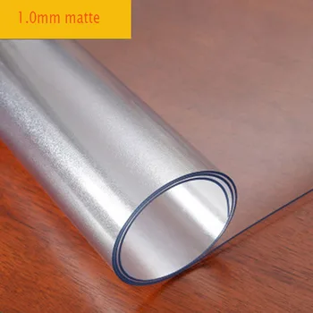 Átlátszó PVC Terítő a Terítő Pad Vízálló D'Water konyha minta olaj terítő üveg puha ruhával 1.0 mm-es Terítő