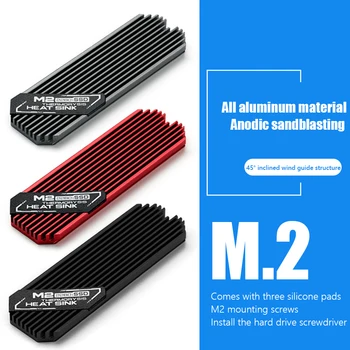 M. 2 ssd Merevlemez Alumínium Hűtőborda Thermal Pad Hő Radiátor PCIE 2280 SSD Csak Támogatni 2280mm M. 2 Merevlemez