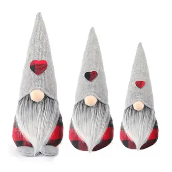Karácsonyi Mikulás Gnome Plüss Baba Svéd Tomte Barátja Karácsonyi Díszek Arctalan Baba Ablak Dekorációk Gyerekeknek Ajándék