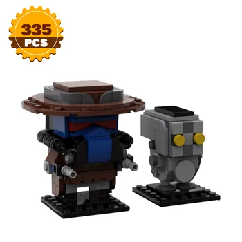 Moc Tér Wars Cad Bane-t, de Todo 360 Film Sorozat Brickheadz Tüzér Fejvadász Robot építőelem-Modell Gyermek, Fiú Játék, Ajándék