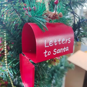 Karácsonyi Díszek Fém Postafiók Dekoráció Karácsonyfa Dekoráció Kiegészítők Ajándék, Karácsonyi Csepp Szállítás