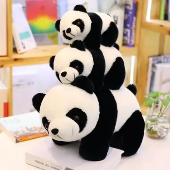 Aranyos Rajzfilm Panda Pamut, Plüss Baba Puha Plüss Játék Gyerekeknek Ajándék Haza Parti Dekoráció