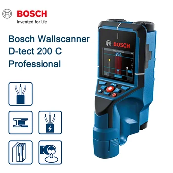 Bosch Wallscanner D-tect 200 C Szakmai Fal Érzékelő Betonacél Fa Felderítése Eszköz Észlelt Objektumok Nézetek Screenshot