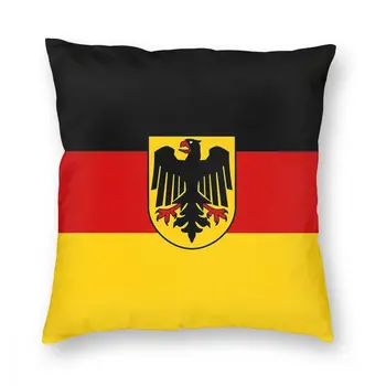 Német Állami Zászló Németország Tér párnahuzat Poliészter Párna a Kanapé, a Parlagi Sas Kreatív Pillowcover lakberendezés