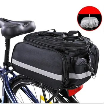 Kerékpár Szállító Táska MTB Kerékpár Állvány Táska Csomagtartóban Pannier Kerékpározás Multifunkcionális Nagy Kapacitású Utazási Táska, esővédő