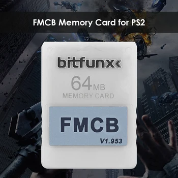 FMCB McBoot Memóriakártya 64 MB Szabad MC Boot v1.953 Kártya Sony PS2 Konzol Új MagicGate 64MB Szabad McBoot kártya (FMCB)