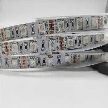 RGB LED szalag lámpa DC12V 5M 5050 SMD rugalmas, vízálló Fehér/meleg fehér/rgb led szalag