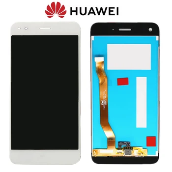 2017-re ÚJ 100% - os teszt Fekete/Fehér 5.0 es Huawei P9-lite mini LCD Kijelző érintőképernyő Digitalizáló Összeszerelés Nélkül / Kerettel