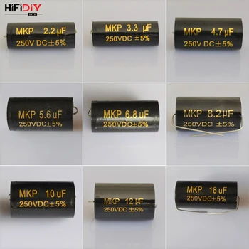 HIFIDIY ÉLŐ propathene MKP kondenzátor nem poláris frekvencia osztó AUDIO kondenzátor nourishments 2.2uf3.3 4.7 5.6 6.8 8.2 10 12 18