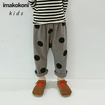 imakokoni szürke low-grade nadrág eredeti design plus bársony vastag meleg alkalmi nadrág a férfiak, mind a nők, gyermekek ruházat, 2046-ba.
