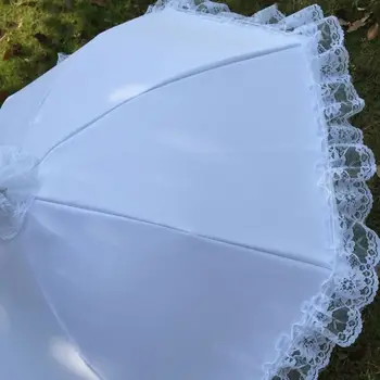 Esküvői Menyasszonyi Napernyő Esernyő Üreges Csipke Fehér Romantikus Fotó Kellékek Dekorációs Esernyők Virág Lány AXYD