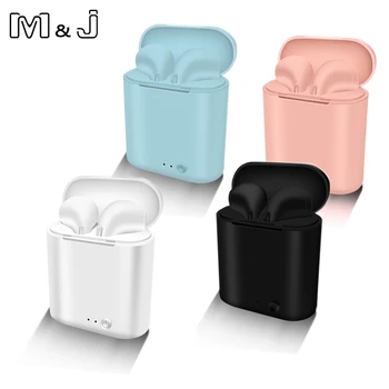 M&J i7mini i7s Tws Színes, Vezeték nélküli Bluetooth-Fülhallgató Sport Fülhallgató Fülhallgató, A Töltés Doboz, Iphone, Android, Magas Minőség