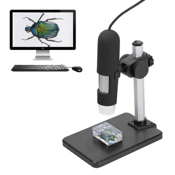 AOMEKIE 1000 Zoom USB Digitális Videó Kamera Mikroszkóp 8 LED-es Nagyító Microscopio Digitális együtt bukik Jogosult Harmadik Kéz