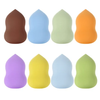 8-szín Mini Smink Tököt Puff Smink Szivacs Paff, a Nedves, mind a Száraz Szakmai, Kényelmes Szivacs Szépség Eszköz