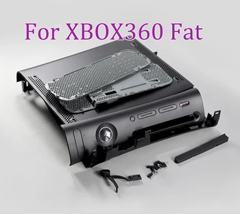 5sets Teljes Ház Esetében XBOX360 Kövér Konzol Fekete Fehér Szín Az XBOX 360 Fat Konzol Ház Ház Shell Van Logó