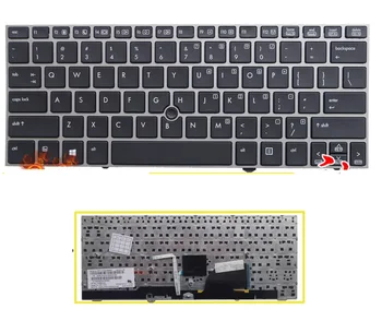 SSEA Új MINKET, Billentyűzet, HP EliteBook 2170p 2170 laptop billentyűzet ezüst keret, Nagykereskedelmi