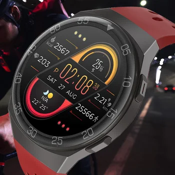 1.28-es Színes érintőképernyő Sport Smartwatch Férfi Nő Fitness Tracker Vízálló Okos Nézni A Huawei Xiaomi Alma zenekar