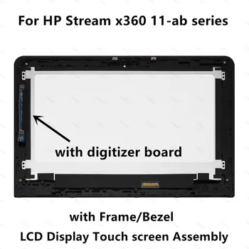 LCD érintőképernyő Közgyűlés A HP x360 11-ab Sorozat 11-ab009nl 11-ab010nd 11-ab010nf 11-ab011nd 11-ab011nf 11-ab011tu 11-ab012nf
