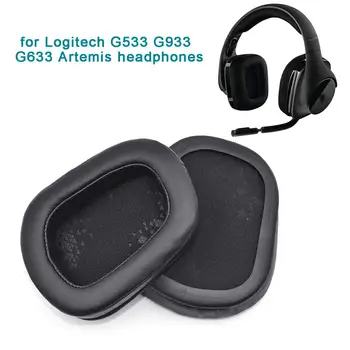 XQ Csere Earmuff fülpárna Csésze Fedelét Párna fülvédő Fejpánt a Logitech G933 G633 Artemis Fejhallgató