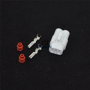 10 készletek készletek 2 módon Pin-Fehér Sumitomo MT090-2B női autóipari elektromos csatlakozók vízálló auto plug 6180-2181