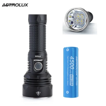 Astrolux FT02S EA01S EA02 4* XHP50.2 PM 11000LM Újratölthető Erős LED-es Zseblámpa 21700 Akkumulátor IPX7 Keresés Fáklya Lanterna