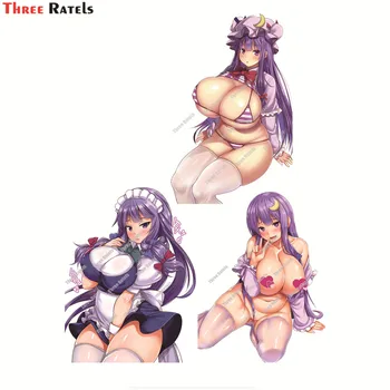 Három Ratels D938 Szexi Anime Lány Nélkül Mozaik Pacsuli Tudás Touhou Az Autó Stílus Dekor Matricák Személyre Szabott Automatikus Dec