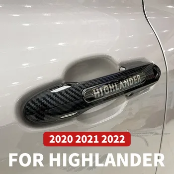 ABS Borítás Kilincs Tok, Autós Kiegészítők Toyota Highlander 2022 2021 2020 XU70 Refit Külső Kilincs