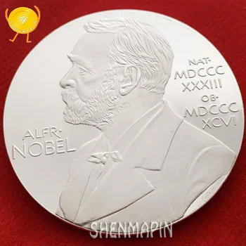 A Nobel-Díjat Élettan Gyógyszer Lenin Emlékérme Nobel-Érem Ezüst Érme Gyűjtők Művészeti Érmék orosz