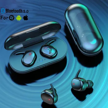 Y30 TWS Bluetooth 5.0 Vezeték nélküli Sztereó Fülhallgató Fülhallgató In-ear zajcsökkentés Vízálló Fejhallgató A Smart Telefon Android, IOS