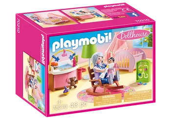 PLAYMOBIL®70210 baba szoba, eredeti, kattintások, ajándék, gyermek, lány, játék