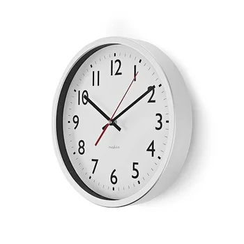 Reloj de olyan 30 cm, Szín del producto es blanco, Anyag/Cubierta de pvc, DECORACION RELOJES