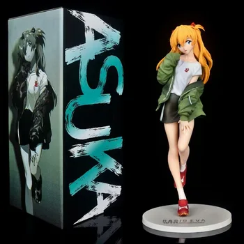 Anime Ábra Játék 1/7 Asuka Shikinami Ver. Festetlen Figura PVC Modell Gyűjtemények Játékok