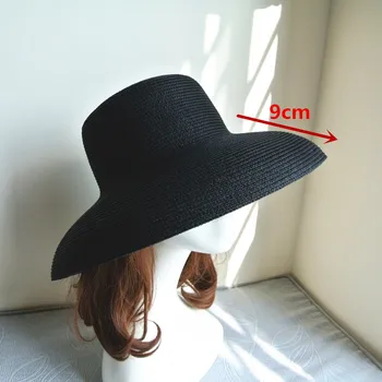 01811-axi Brit nyári kémény Modellezési francia stílus Hepburn elegáns hölgy szalma szabadidő kap nők vödör kalap nagykereskedelmi