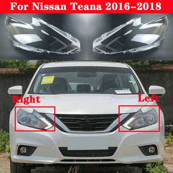 Auto Fény Caps Nissan Teana 2016-2018 Autó Fényszóró Fedél Átlátszó Lámpabúra Lámpa Esetben Üveg Lencse Shell
