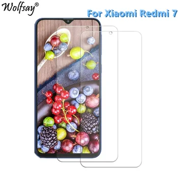 2DB, Edzett Üveg Xiaomi Redmi 7 képernyővédő fólia Redmi 7 Prémium Üveg 9H Edzett Védőfóliát A Xiaomi Redmi 7