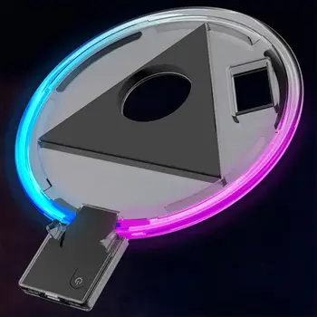 A PS5 Konzol Állítható Alap RGB LED Hangulat Fény Állvány Függőleges Vízszintes Állomás Jogosult A PS5 Fogadó Játék Tartozékok