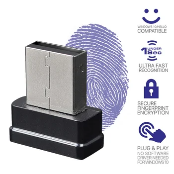 Mini USB Ujjlenyomat Olvasó Modul Windows 10 11 Helló Biometrikus Szkenner Lakat Okos ID Biztonsági Kulcs PC Laptop