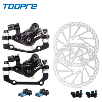 TOOPRE Mountain bike disc brake fék F160/R140 F180/R160 elektromos kerékpár szett kerékpár univerzális kábel lemez első, mind a hátsó bilincs