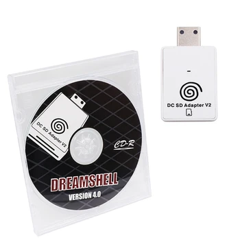 DC SD TF Kártya Adapter Olvasó V2 a SEGA Dreamcast, valamint Lemezt DreamShell Boot Loader