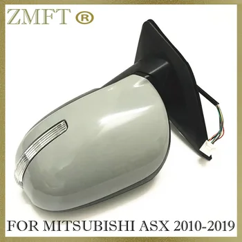 Autó Külső visszapillantó Tükör szerelés Mitsubishi ASX 2010 - 2019-es Lámpával Fűtött Auto Összecsukható 9PINS Alap Szín
