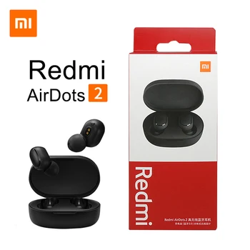 Xiaomi Redmi Airdots 2 Fülhallgató Igaz, Vezeték Nélküli Bluetooth-5.0 Fejhallgató Fülhallgató Redmi Airdots S Zajcsökkentés Fülhallgató Mikrofon